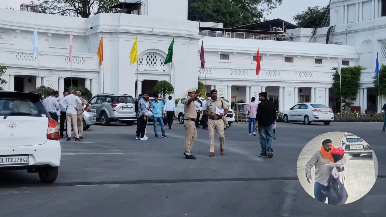 दिल्ली विधानसभा में बड़ी सुरक्षा चूक – कार ने तोड़ा गेट, आरोपी गिरफ्तार, जांच तेज