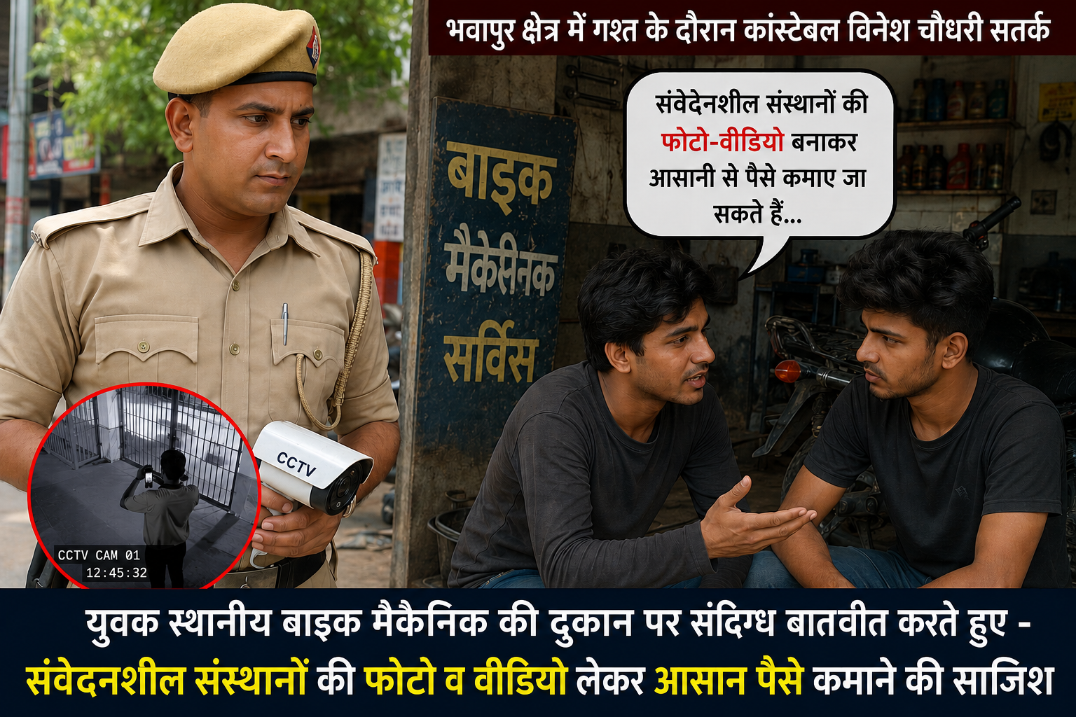 गाजियाबाद कौशाम्बी बीट आरक्षी विनेश कुमार की सतर्कता ने खोला पाकिस्तान तक फैला जासूसी नेटवर्क, भोवापुर में गश्त के दौरान मिली एक सूचना से शुरू हुई जांच, 21 गिरफ्तारियों तक पहुंचा मामला ।